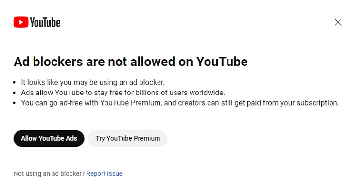 YouTube chce blokować adblocki? Serwis znowu się im przygląda - ilustracja #1