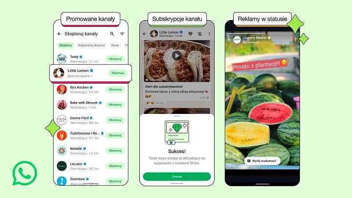 Źródło: WhatsApp - Reklamy trafiły do WhatsApp; mają dostęp do Twojej lokalizacji i aktywności - wiadomość - 2025-06-17