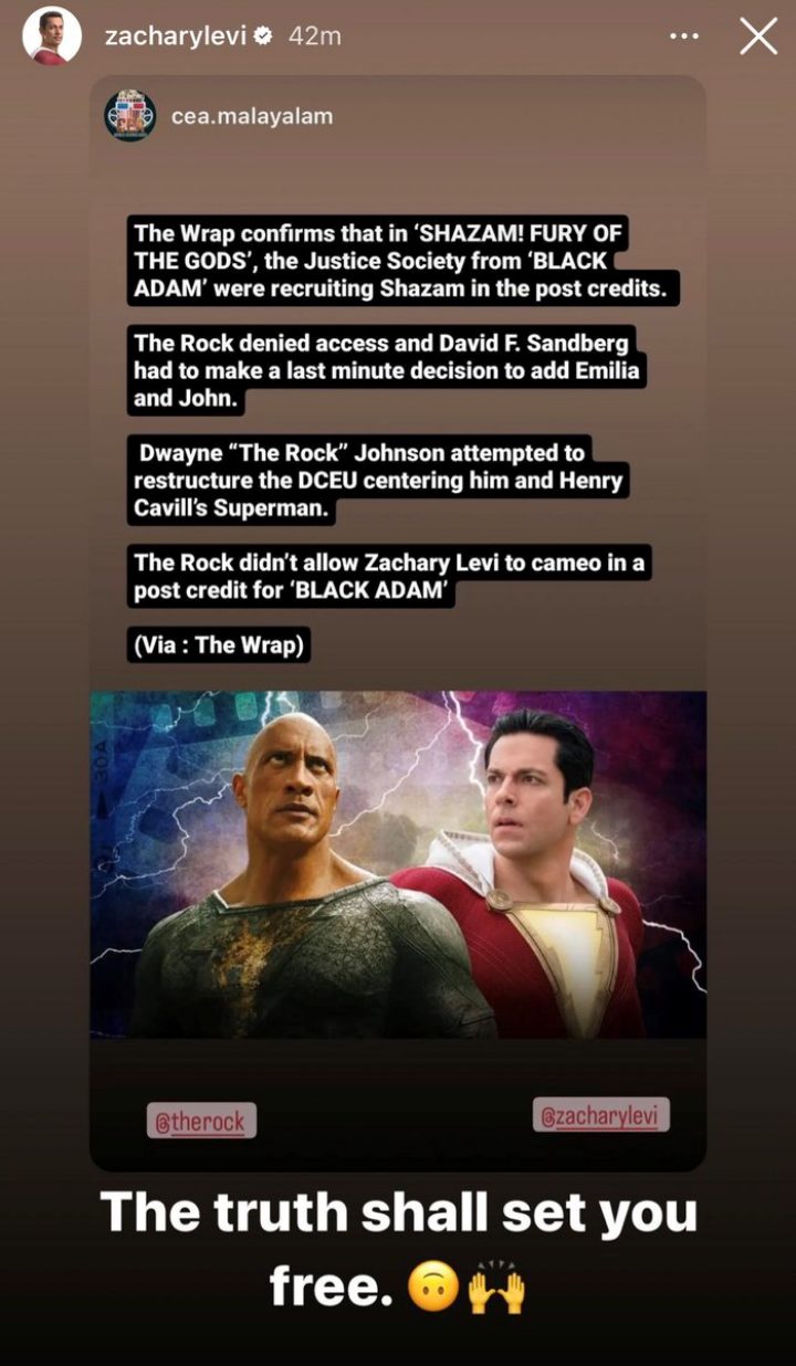 Shazam 2 i Black Adam miały paść ofiarą Dwaynea Johnsona w walce wewnątrz Warner Bros - ilustracja #1