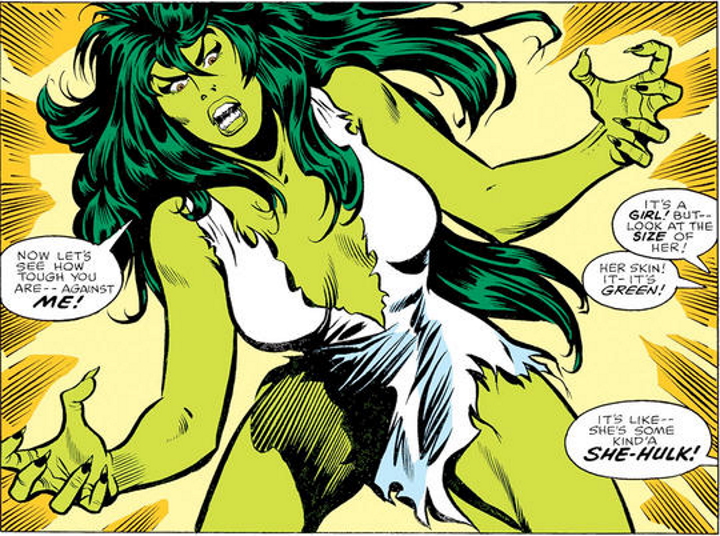 Wygląd She-Hulk; jak ta bohaterka zmieniała się przez lata - ilustracja #3