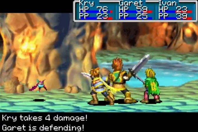 Golden Sun. Źrodło: Kryschnak Longplay / YouTube.