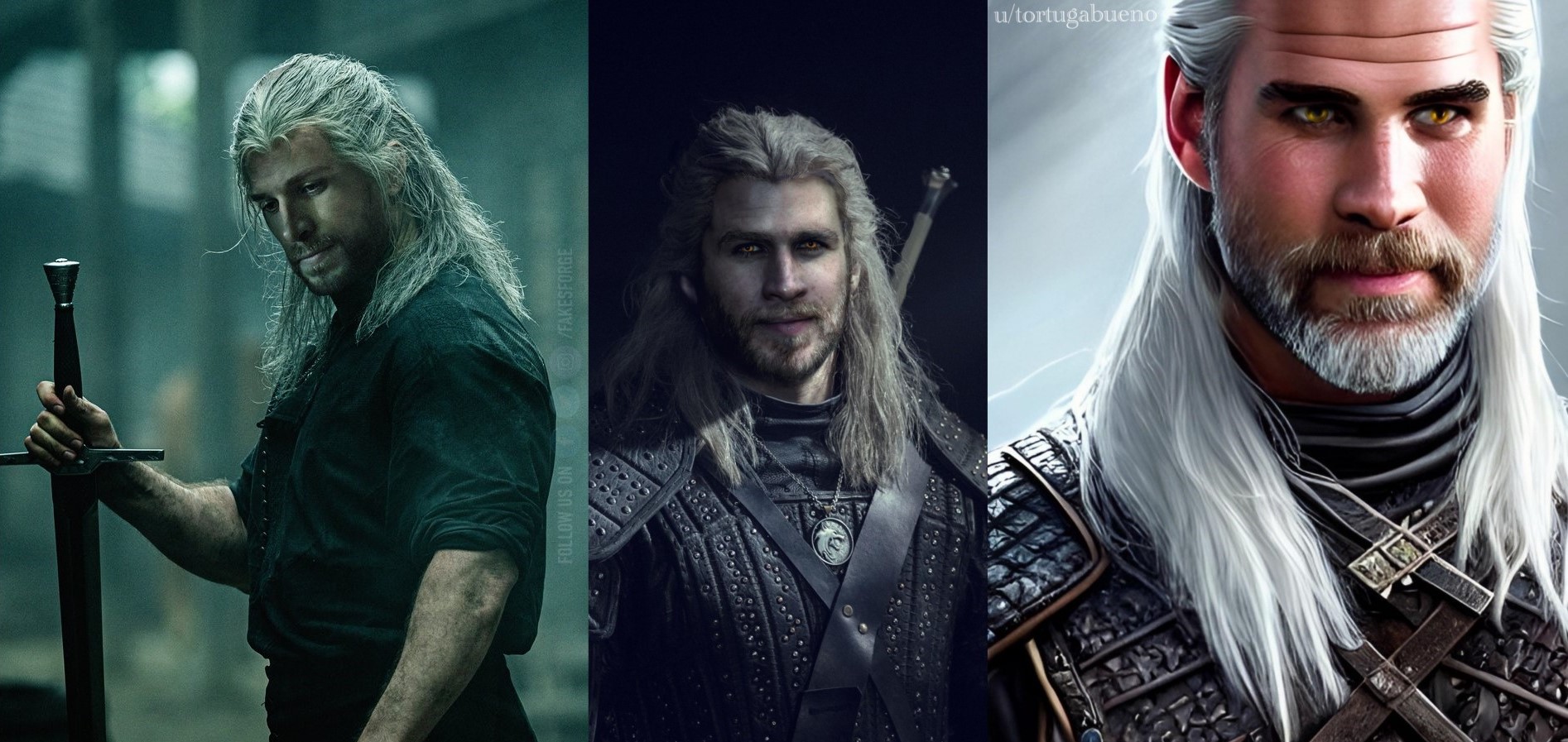 Zobacz, jak Liam Hemsworth może wyglądać jako Geralt w Wiedźminie Netflixa - ilustracja #1