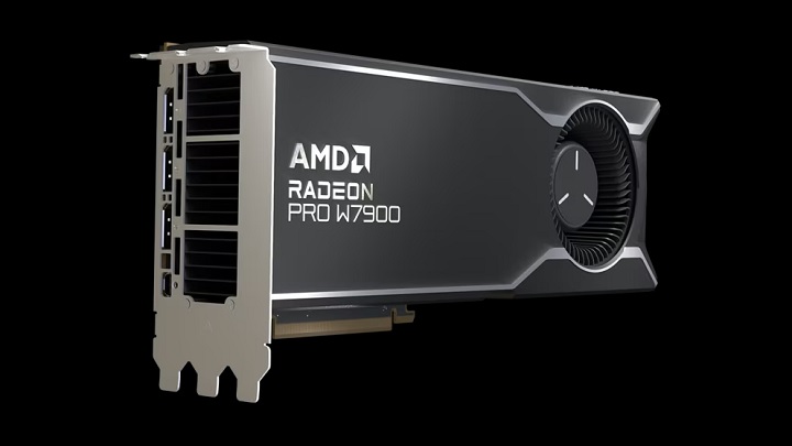 Radeon Pro W7900 to karta stworzona z myślą o profesjonalnych zastosowaniach. Źródło: AMD. - Jaka jest najdroższa karta graficzna? - wiadomość - 2024-01-26