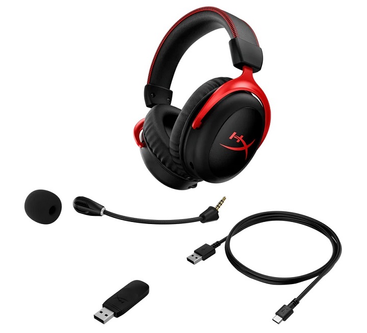 Słuchawki bezprzewodowe z doskonałą baterią - HyperX Cloud II Wireless - ilustracja #1