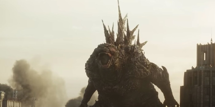Źródło fot.: Godzilla Minus One; reż. Takashi Yamazaki; Toho Studios; 2023 - Najlepsze filmy o Godzilli, nasze top 10 - wiadomość - 2024-01-18
