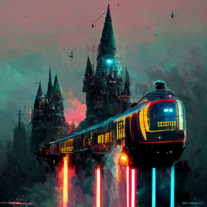 Harry Potter z pomocą AI przeniósł się do cyberpunkowego świata - ilustracja #3