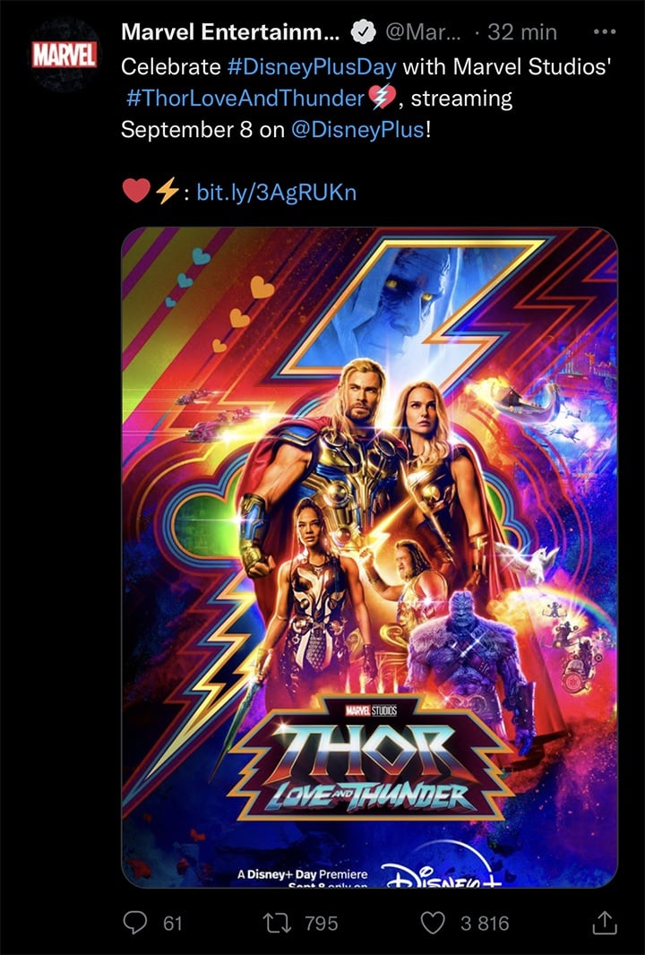 Kiedy Thor: Love and Thunder będzie na Disney Plus? - ilustracja #1