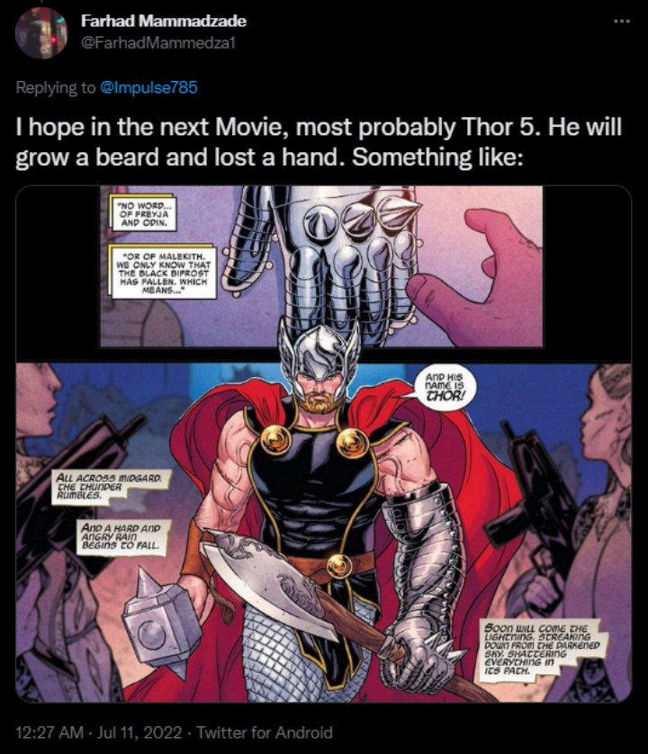 Thor 5 według fanów - jak powinien wyglądać następny film Marvela? - ilustracja #3