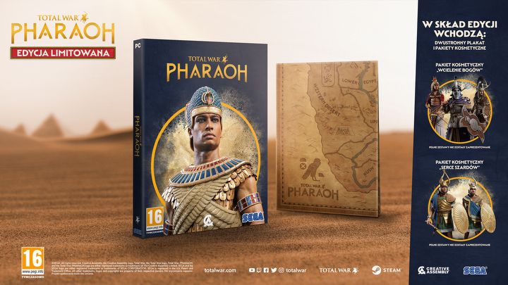 Total War: Pharaoh ma nieodległą datę premiery i niewysokie wymagania sprzętowe - ilustracja #1