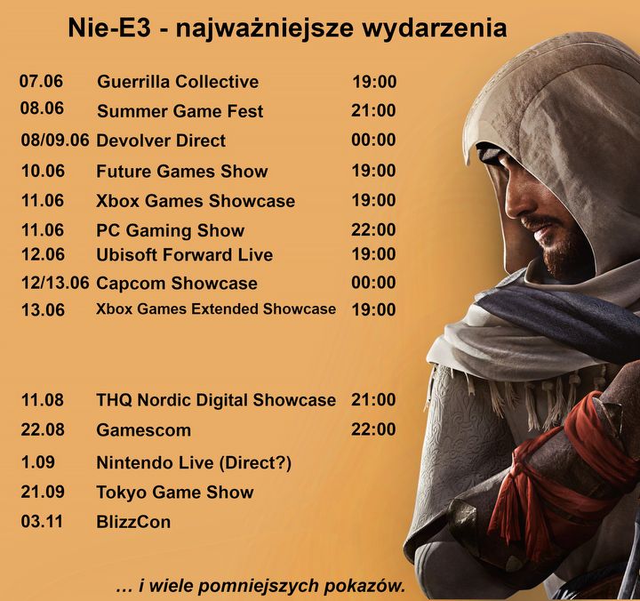 Co zamiast E3? Nasza lista wydarzeń branżowych na 2023 rok [Aktualizacja: podsumowanie czerwca] - ilustracja #1