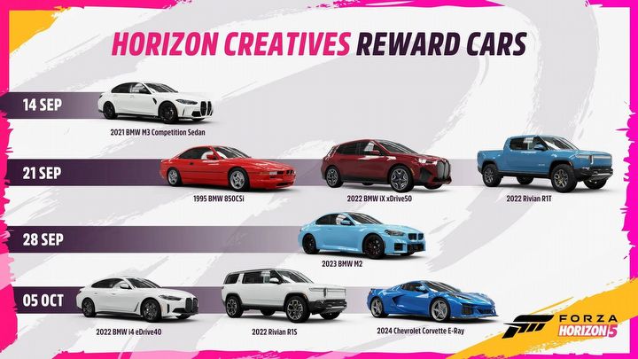 Forza Horizon 5 dostaje narzędzia do tworzenia własnych otwartych światów i 4 nowiutkie BMW [Aktualizacja] - ilustracja #1