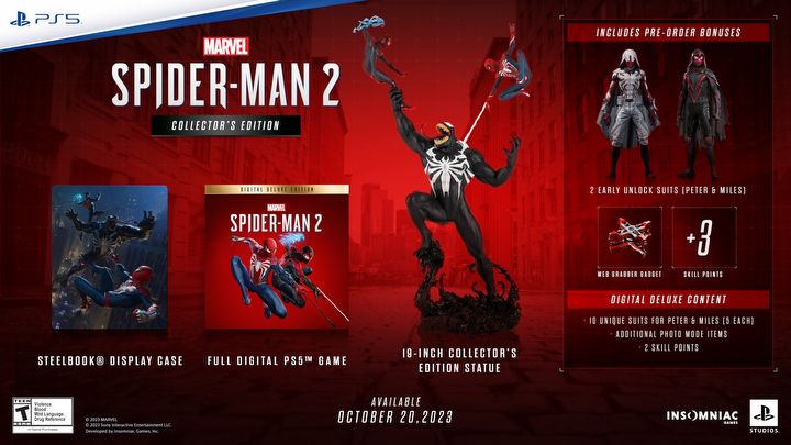 Marvels Spider-Man 2 w końcu z datą premiery; zobacz edycję kolekcjonerską gry - ilustracja #2