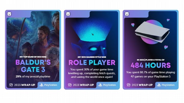 PlayStation Wrap-Up 2023 is available now;  This time Xbox also presents a summary of the year - Illustration #1