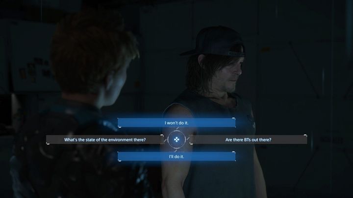 1 - Death Stranding 2: Co jeśli wybierzecie Nie zrobię tego na początku gry? - Death Stranding 2 - poradnik do gry