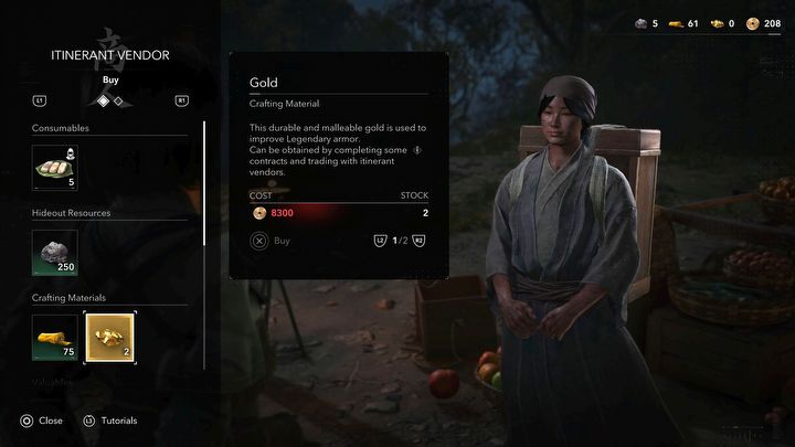 1 - Assassins Creed Shadows: Jak gromadzić materiał rzemieślniczy Złoto? - Assassins Creed Shadows - poradnik do gry