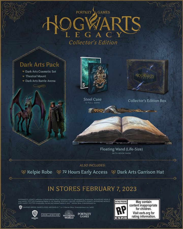 Zobacz „magiczną” edycję kolekcjonerską Hogwarts Legacy - ilustracja #1