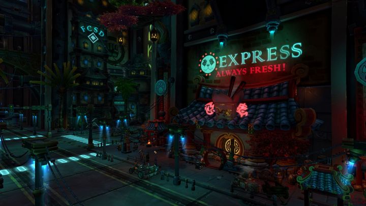 Gracze WoW-a stworzyli wielkie cyberpunkowe miasto dla dwóch ignorowanych ras z Azeroth - ilustracja #1