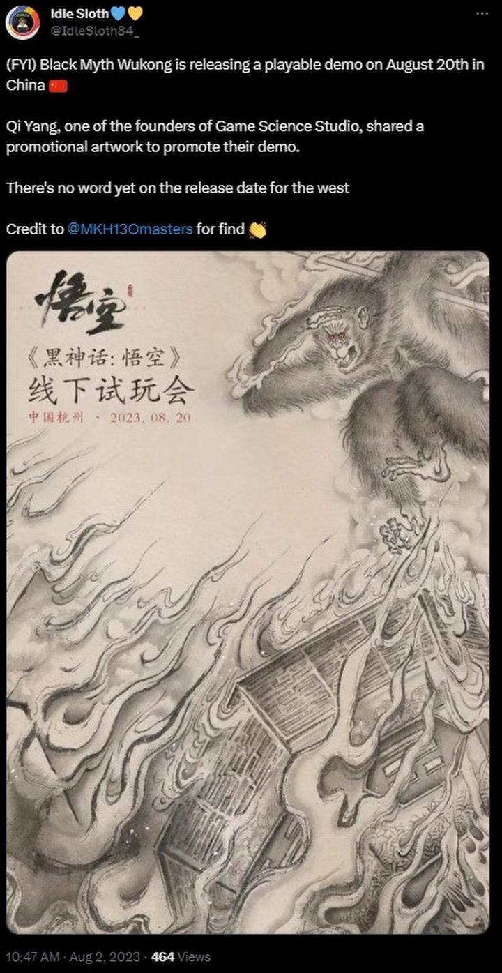 Imponujące RPG akcji Black Myth: Wu Kong otrzyma wersję demo - ilustracja #1