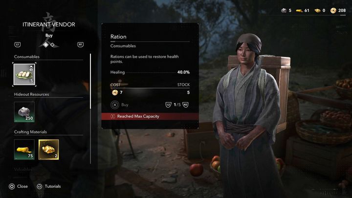 3 - Assassins Creed Shadows: Jak się leczyć i odnawiać racje żywnościowe? - Assassins Creed Shadows - poradnik do gry