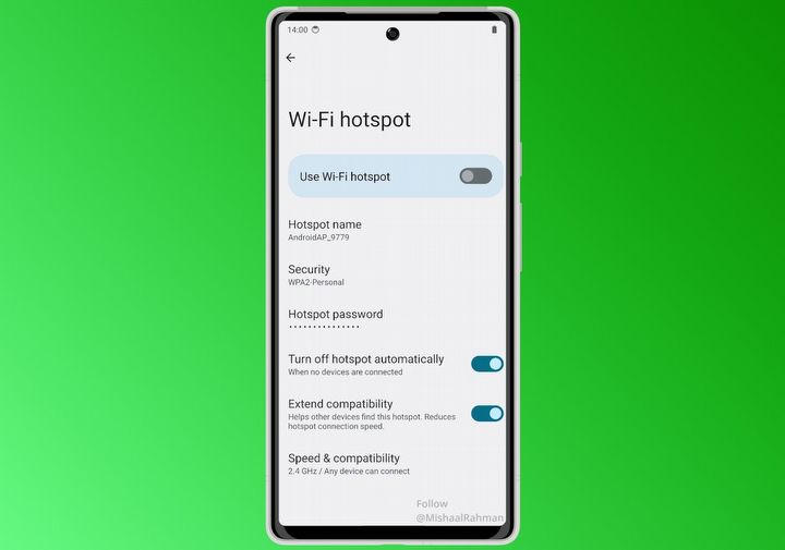 Android 14 da nam większą kontrolę nad hotspotem WiFi - ilustracja #2