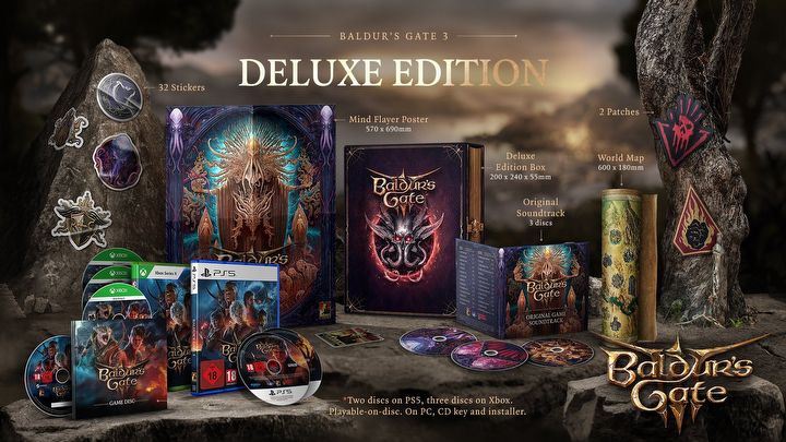 Larian zapowiada Baldurs Gate 3 na płytach, wersja Deluxe zawiera fajny gadżet dla fanów serii - ilustracja #1