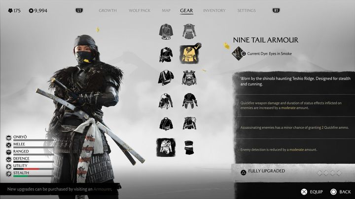 7 - Ghost of Yotei: Wszystkie zbroje - Ghost of Yotei - poradnik do gry