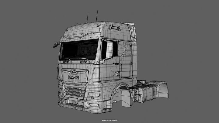 Do ETS2 zmierza stara-nowa ciężarówka; zobacz postępy prac - ilustracja #1