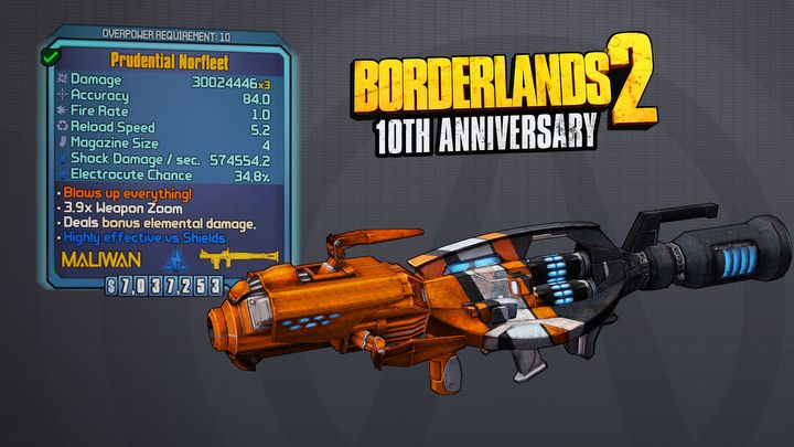 Borderlands 2 ma już 10 lat; twórcy rozdają darmowe legendarne bronie - ilustracja #3
