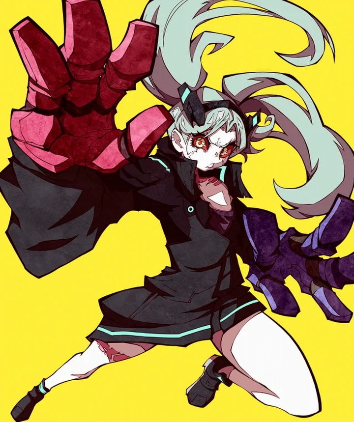 Fanarty z Cyberpunk: Edgerunners zalewają sieć; Lucy dominuje - ilustracja #4