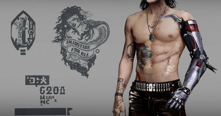 Co oznaczają tatuaże Johnnyego Silverhanda? Teorii jest kilka - ilustracja #1