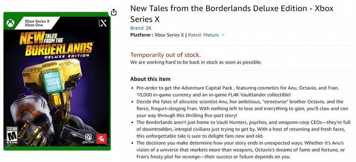 Sequel Tales from the Borderlands - data premiery i nowe postacie (przeciek) - ilustracja #1