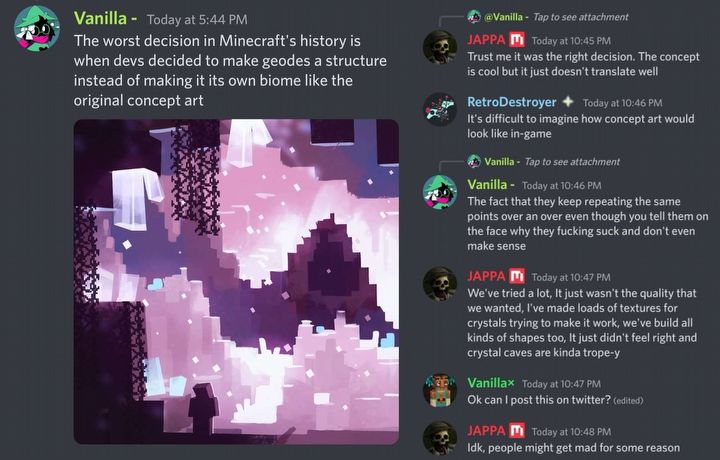 Minecraft miał dostać jaskinie z kryształu, ale Mojang zmienił zdanie - ilustracja #2