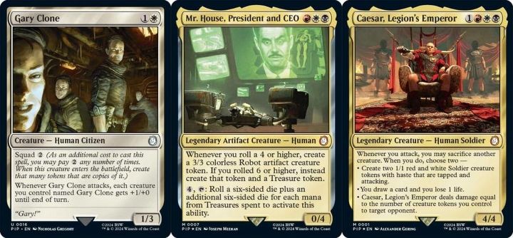 MTG otrzyma karty inspirowane Falloutem. Znajdziecie na nich masę znanych bohaterów i odniesień - ilustracja #1