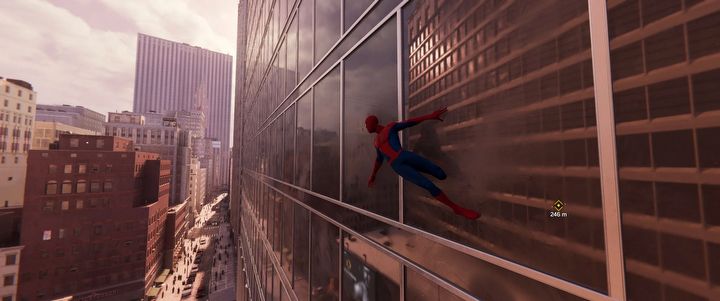 Screeny z Marvels Spider-Man na PC pokazują ustawienia graficzne i tryb ultrawide - ilustracja #4