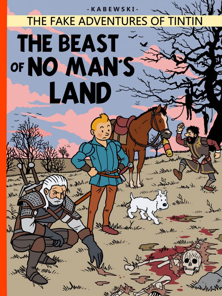 Wiedźmin w stylu Tintina wygląda zaskakująco uroczo - ilustracja #1