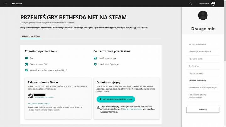 Ruszyła migracja z Bethesda Launcher na Steam. Wyjaśniamy, jak to zrobić - ilustracja #1