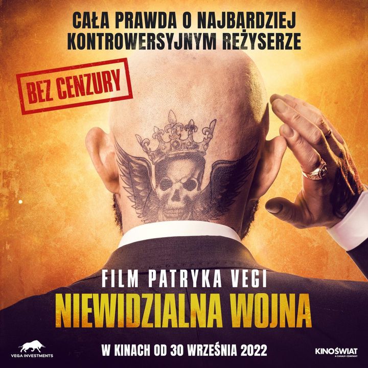 Patryk Vega wyjawi prawdę o sobie w Niewidzialnej wojnie; zobacz plakat filmu - ilustracja #1