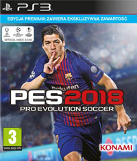 Okładka Pro Evolution Soccer 2018 (PS3)