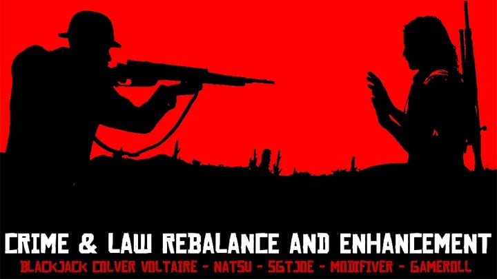 Red Dead Redemption 2 mod Crime and Law Rebalance and Enhancement v.Final