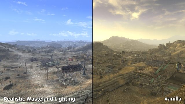 Fallout: New Vegas mod Realistic Wasteland Lighting v.5.4