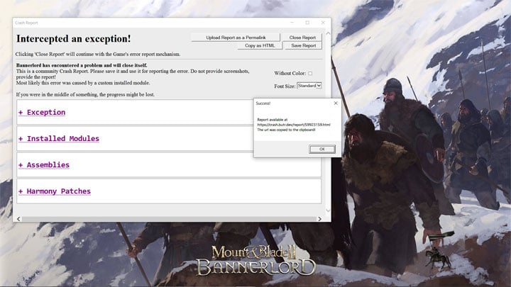 Mount & Blade II: Bannerlord mod ButterLib v.2.2.10