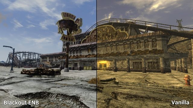 Fallout: New Vegas mod Blackout ENB v.3.0