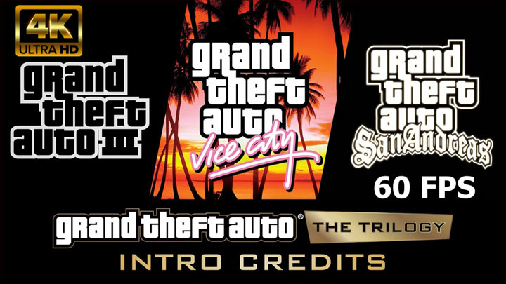 Grand Theft Auto: The Trilogy - The Definitive Edition mod All Openings intros GTA Trilogy DE in 4K 60FPS v.1.0