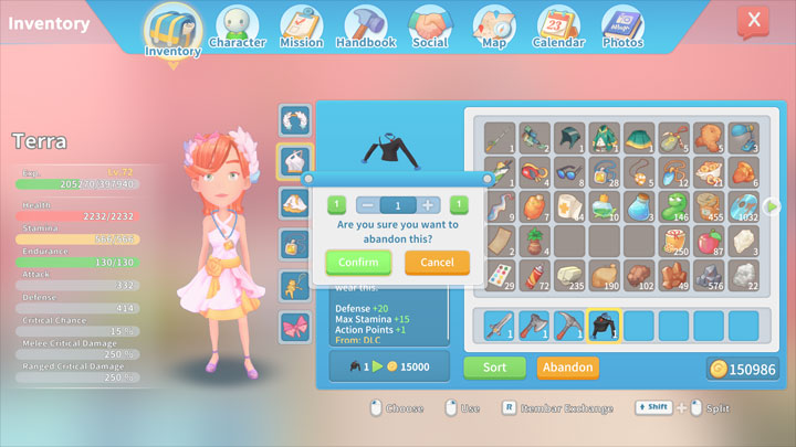 My Time at Portia mod Discard Special Items v.0.1.0