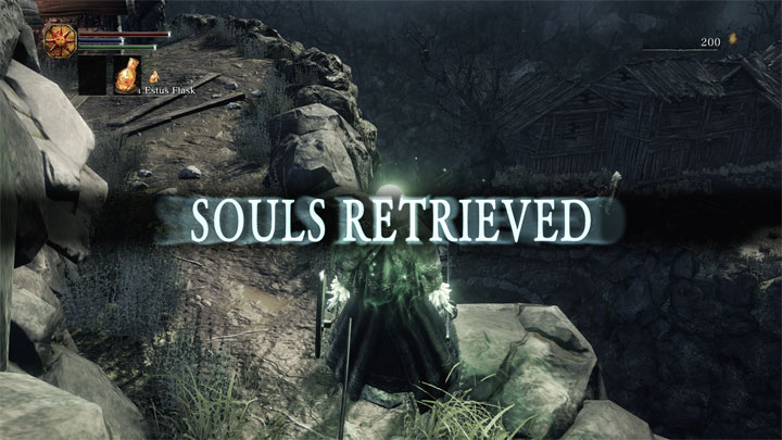 Dark Souls III mod Recover Souls Immediately ( No death penalty - Ring of sacrifice effect - Keep souls after death) v.1.0