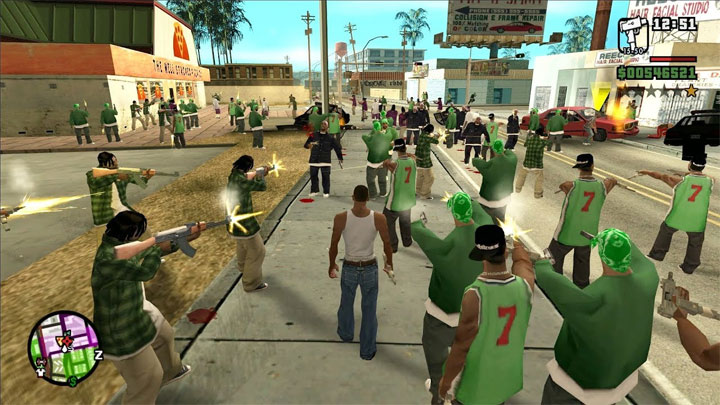 Grand Theft Auto: San Andreas mod ExGangWars v.1.1