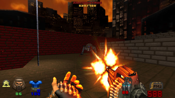Doom II: Hell on Earth mod Brutal Doom: Kickass Edition v.4.0