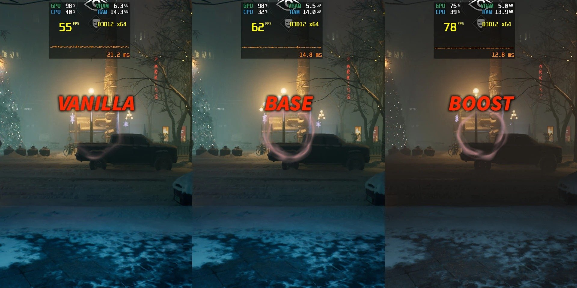 Vampire: The Masquerade - Bloodlines 2 mod Optimized Tweaks VTMB2 - Reduced Stutter Improved Performance Lower Latency Better Frametimes v.1.2.1