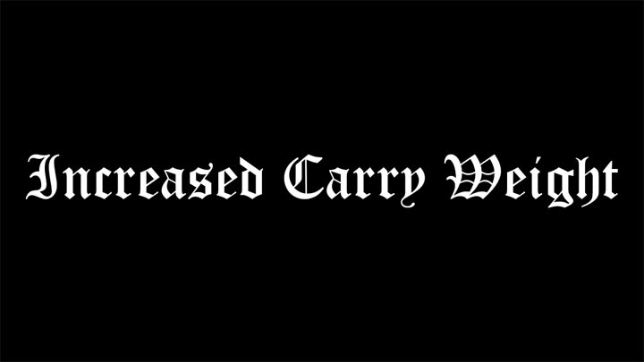 Kingdom Come: Deliverance 2 mod Increased Carry Weight v.1.3