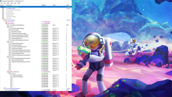 Astroneer mod Astroneer Cheat Table v.1.25.147.0